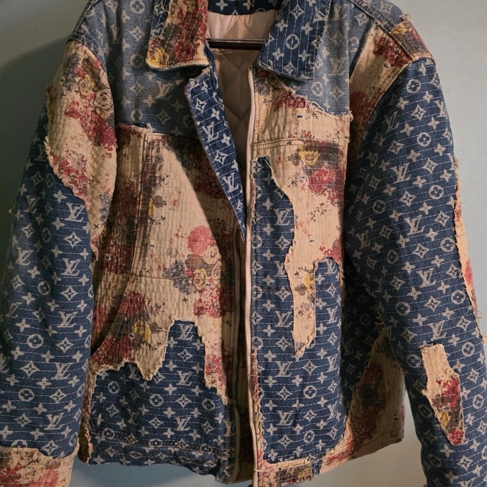 Louis Vuitton Multicolor Patchwork Denim Jacket